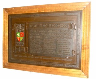 JordanhillSchoolWW1Memorial